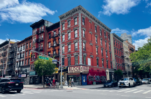 Second Avenue at East 6th Street