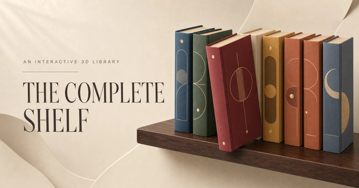 The Complete Shelf 3D bookshelf preview