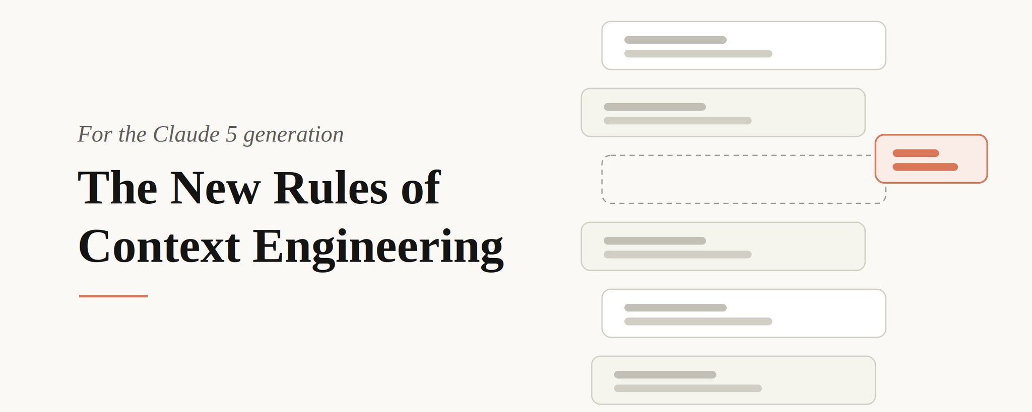 The new rules of context engineering for Claude 5 models