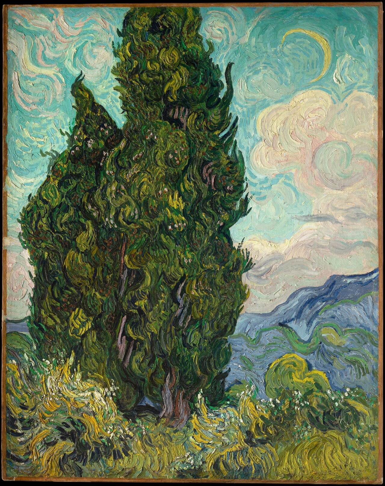 Cypresses, 1889