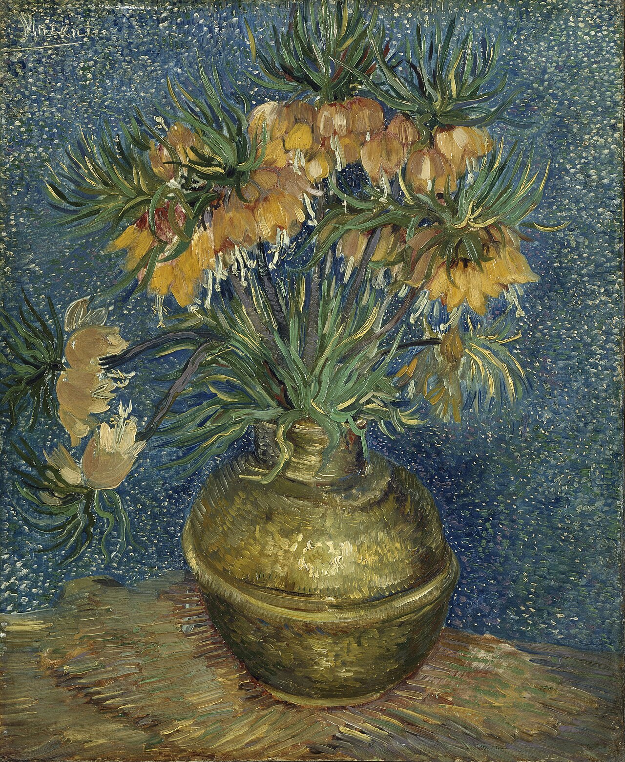 Imperial Fritillaries in a Copper Vase, 1887